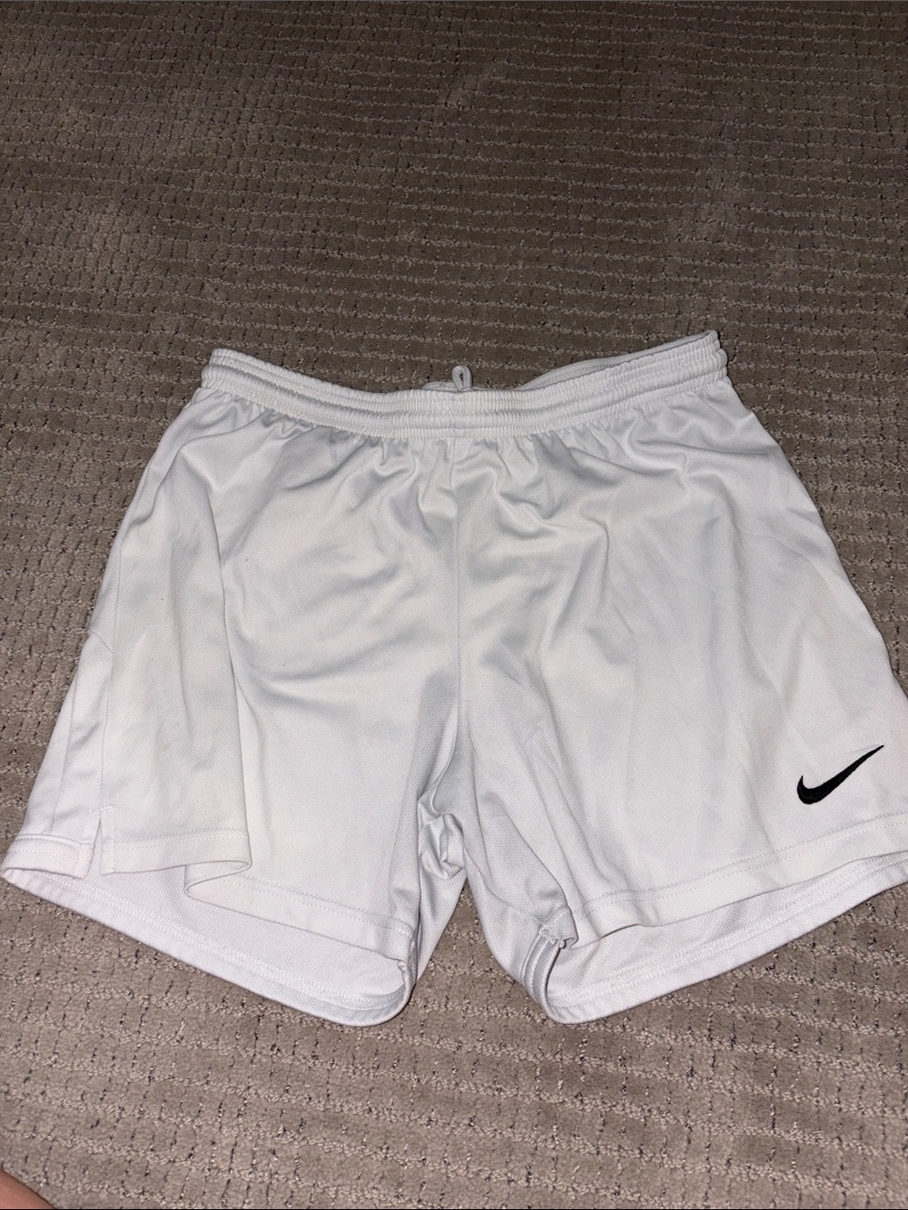 Nike White Training Shorts